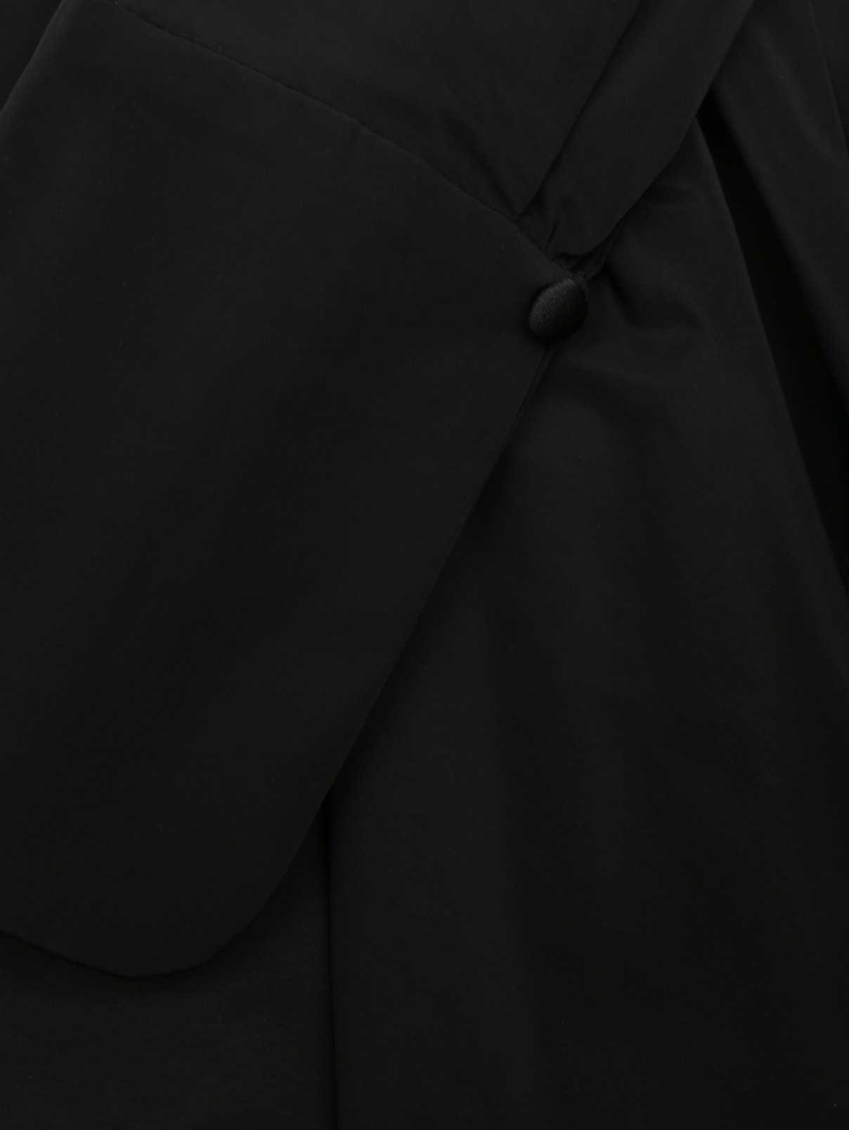 Платье макси с запахом Rhea Costa  –  Деталь1  – Цвет:  Черный