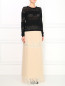 Юбка-макси из шелка с кружевными вставками Philosophy di Alberta Ferretti  –  Модель Общий вид