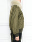 Куртка с воротником из меха песца Yves Salomon  –  МодельВерхНиз2