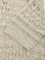 Удлиненный джемпер ажурной вязки Persona by Marina Rinaldi  –  Деталь