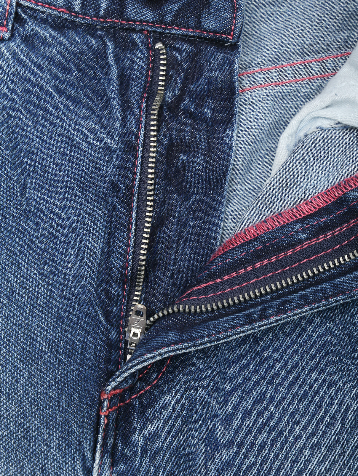 Широкие джинсы с карманами Icon Denim La  –  Деталь1  – Цвет:  Синий