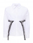 Блуза на пуговицах с поясом-резинкой Gaelle  –  Общий вид
