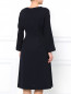 Трикотажное платье с симметричными складками Jil Sander  –  Модель Верх-Низ1