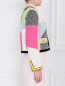 Жакет из смесового хлопка с контрастной отделкой Moschino Couture  –  Модель Верх-Низ2