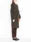 Пальто из шерсти с поясом и карманами Weekend Max Mara  –  МодельВерхНиз