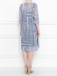 Платье из хлопка с узором "полоска" Marina Rinaldi  –  МодельВерхНиз1