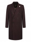 Пальто из кашемира и шерсти с карманами LARDINI  –  Общий вид