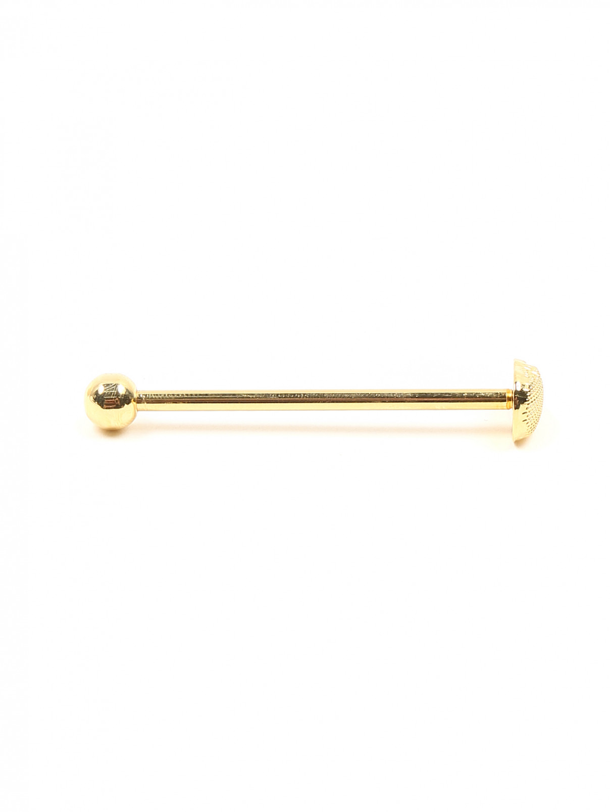 Зажим для галстука из металла G.Pasini  –  Общий вид  – Цвет:  Золотой