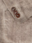 Пиджак из хлопка и льна с эффектом деграде Tagliatore  –  Деталь