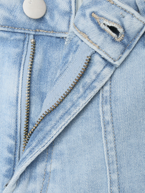 Укороченные брюки из хлопка с карманами - Деталь