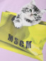 Укороченная хлопковая футболка MSGM  –  Деталь1