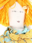 Кукла-тильда в жаккардовом платье MiMiSol  –  Деталь