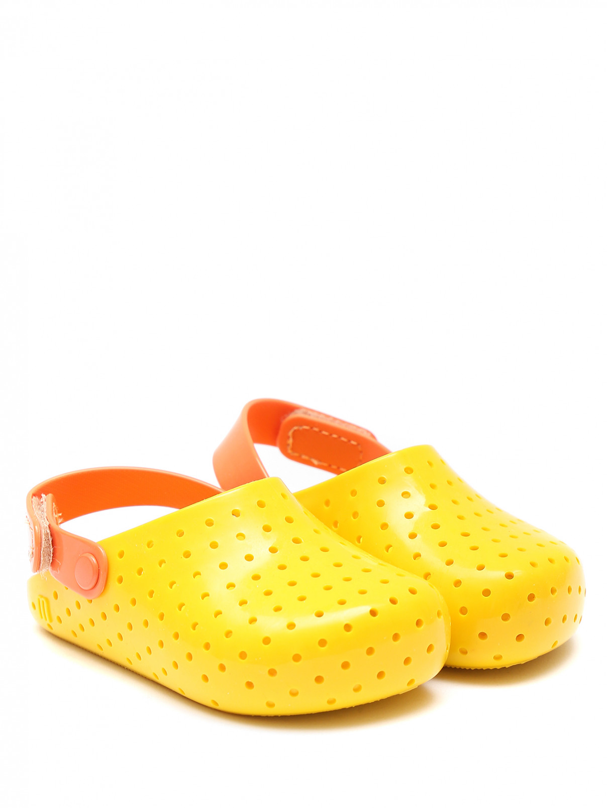 Резиновые сандали Melissa  –  Общий вид  – Цвет:  Желтый