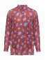 Шелковая блуза с цветочным узором Paul Smith  –  Общий вид