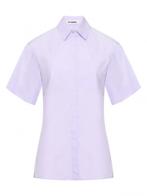 Рубашка из хлопка с короткими рукавами Jil Sander - Общий вид