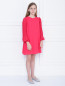 Платье-мини с плиссированными рукавами Aletta Couture  –  МодельВерхНиз