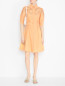 Платье из хлопка с кружевной отделкой Alberta Ferretti  –  МодельОбщийВид
