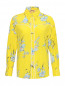 Блуза из шелка с цветочным узором N21  –  Общий вид