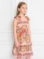 Сарафан из шелка с узором Dolce & Gabbana  –  Модель Верх-Низ
