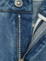 Укороченные джинсы с потертостями Ermanno Scervino  –  Деталь1