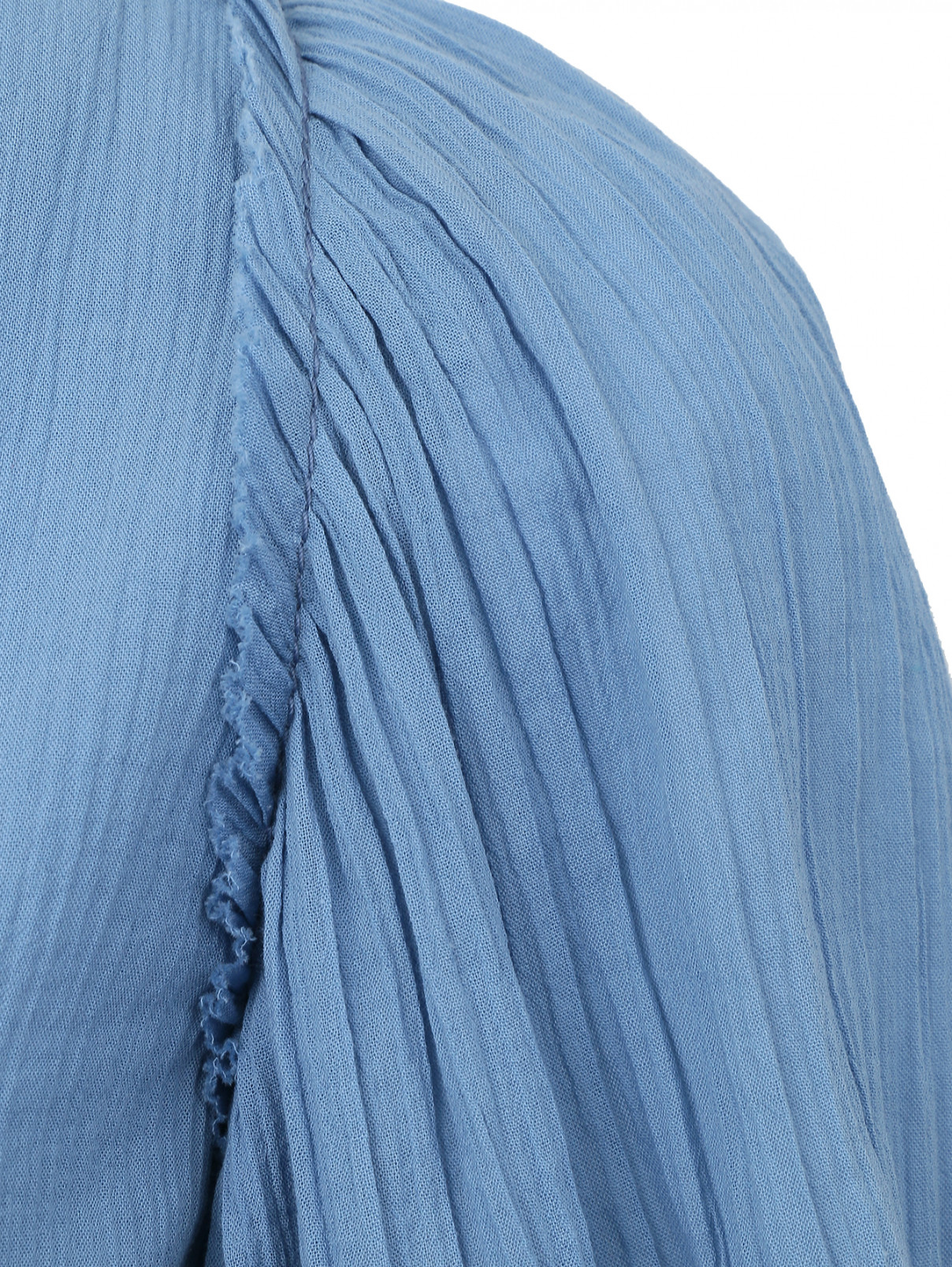 Блуза из хлопка Sonia Rykiel  –  Деталь  – Цвет:  Синий