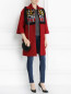 Пальто из смешанной шерсти с вышивкой Stella Jean  –  Модель Общий вид