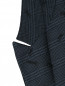 Пиджак из хлопка и шерсти с узором Emporio Armani  –  Деталь1