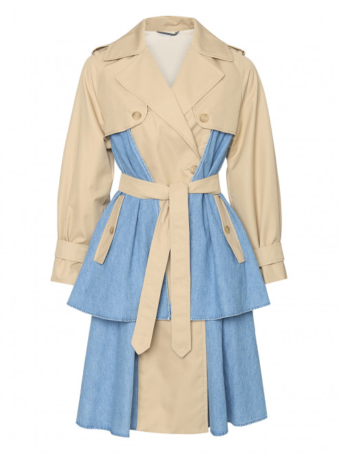 Тренч из комбинированных тканей Weekend Max Mara - Общий вид