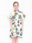 Платье-рубашка с узором Stella Jean  –  МодельВерхНиз