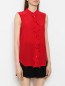 Блуза из шелка без рукавов с рюшами Liu Jo  –  МодельВерхНиз