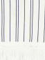 Джемпер из хлопка декорированный бахромой  с узором "полоска" Edition10  –  Деталь