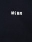 Свитшот из хлопка с декором MSGM  –  Деталь