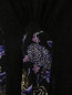 Платье-макси из шелка с цветочным узором Etro  –  Деталь