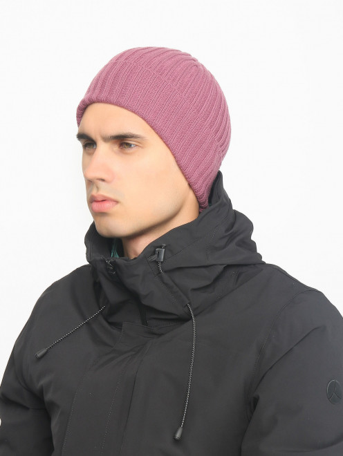 Шапка из кашемира Piacenza Cashmere 1733 - МодельОбщийВид