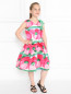 Платье с цветочным узором MiMiSol  –  МодельОбщийВид