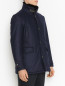 Утепленная куртка из шерсти со съемным воротником Tombolini  –  МодельВерхНиз