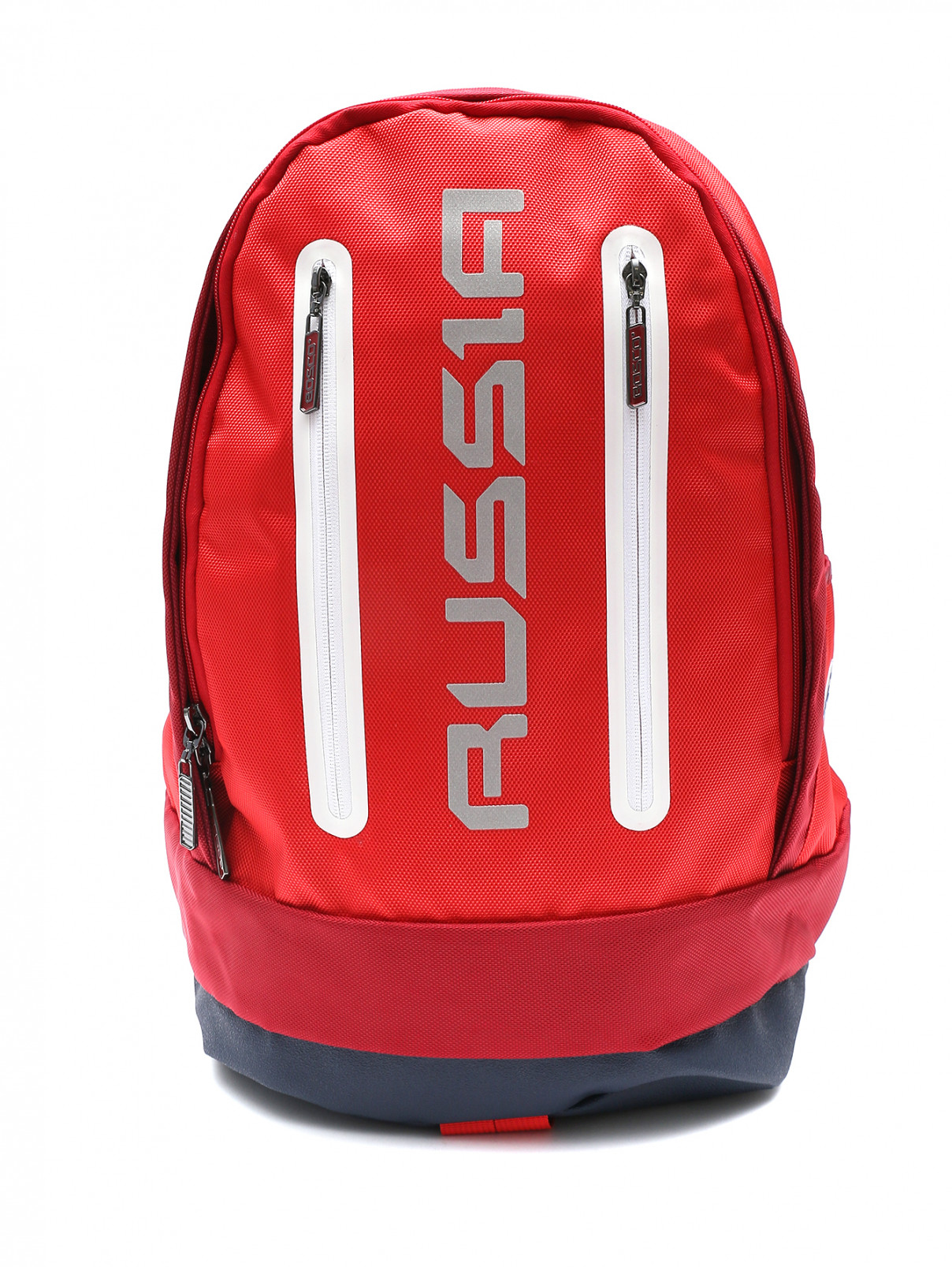 Рюкзак с принтом BOSCO  –  Общий вид  – Цвет:  Красный