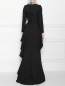 Платье-макси из фактурной ткани с декором Gabriele Pasini  –  МодельВерхНиз1