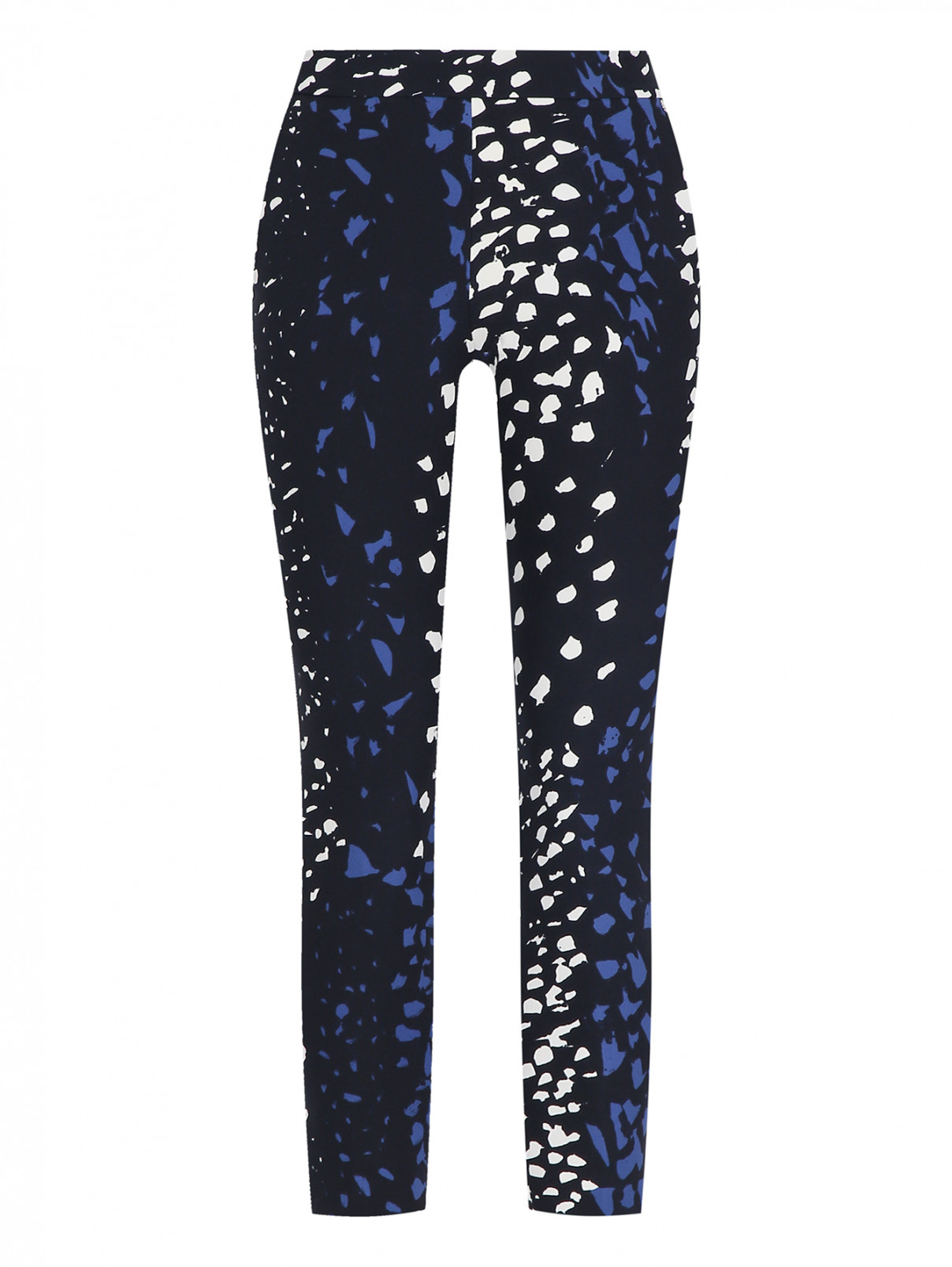 Укороченные брюки с узором Liu Jo  –  Общий вид  – Цвет:  Узор