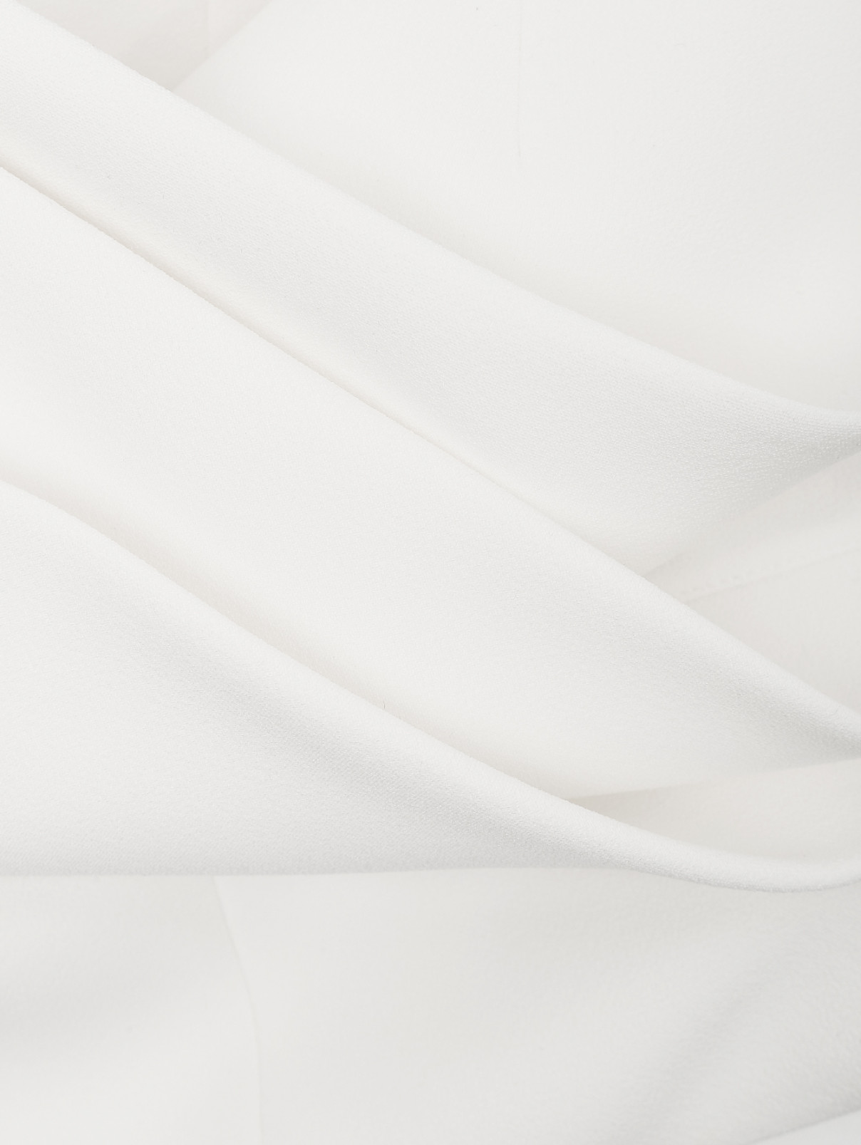 ассиметричный топ с декоративными складками Safiyaa  –  Деталь  – Цвет:  Белый