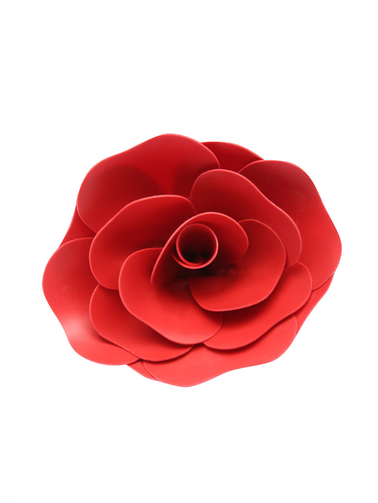 Брошь-цветок из латекса Philosophy di Lorenzo Serafini  –  Общий вид  – Цвет:  Красный