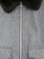 Куртка на молнии с отстегивающимся меховым воротником Tombolini  –  Деталь