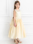 Платье из шелка с воротничком расшитым бусинами и бисером Nicki Macfarlane  –  Модель Общий вид