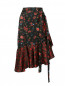 Шелковая юбка с цветочным принтом Edition10  –  Общий вид