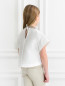 Блуза свободного кроя с декоративным воротничком MiMiSol  –  Модель Верх-Низ1