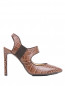Туфли из кожи на высоком каблуке Moschino  –  Обтравка1