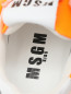 Кеды на шнуровке с принтом MSGM  –  Деталь1