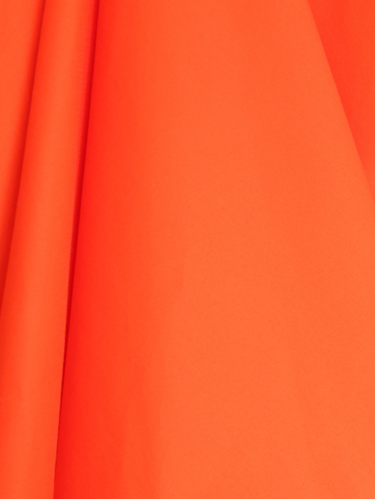 Юбка однотонная из хлопка Sportmax  –  Деталь  – Цвет:  Оранжевый