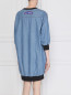 Платье свободного кроя с аппликацией Love Moschino  –  МодельВерхНиз1