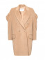 Пальто из шерсти с объемными рукавами Max Mara  –  Общий вид